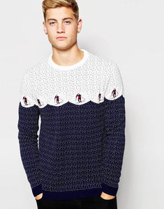 Jumper With Skiiers