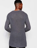 Ribbed Jumper with Front Zip Detail