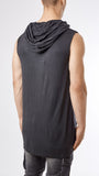 Under Armour Hooded Muscle Tee - Black
